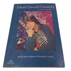 Vintage 1972 Meet David Cassidy by James Hudson Special Arrow Paperback Book